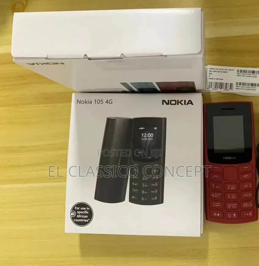 New Nokia 105 Black