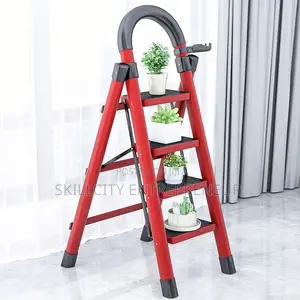 5-Step Folding Step With Handrail