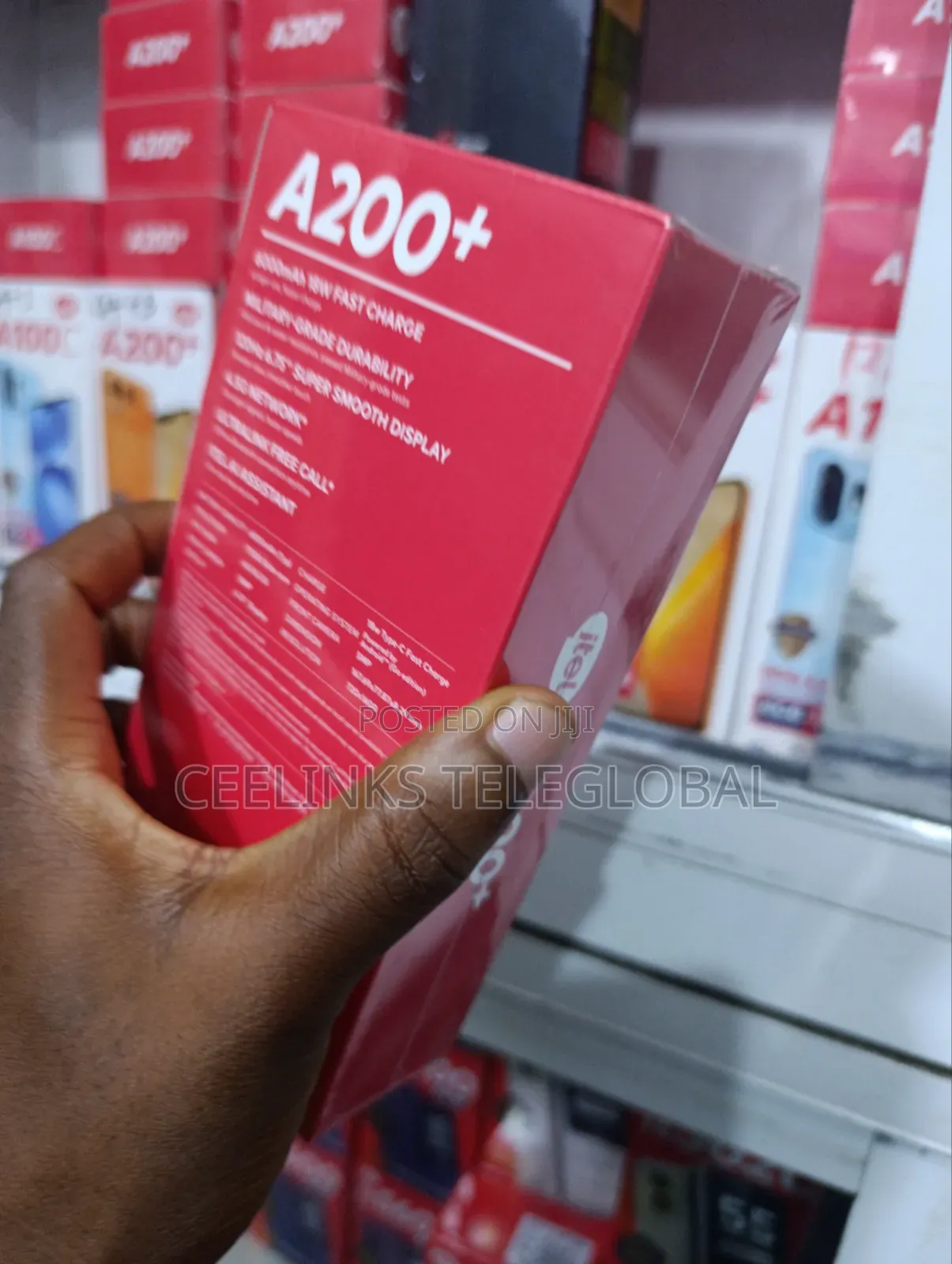New Itel A200+ 128 GB Black