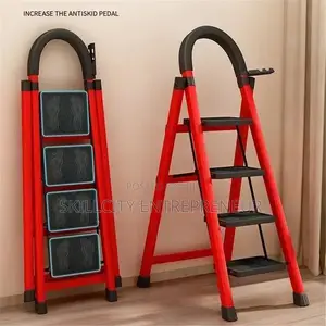 4-step Folding Step With Handrail