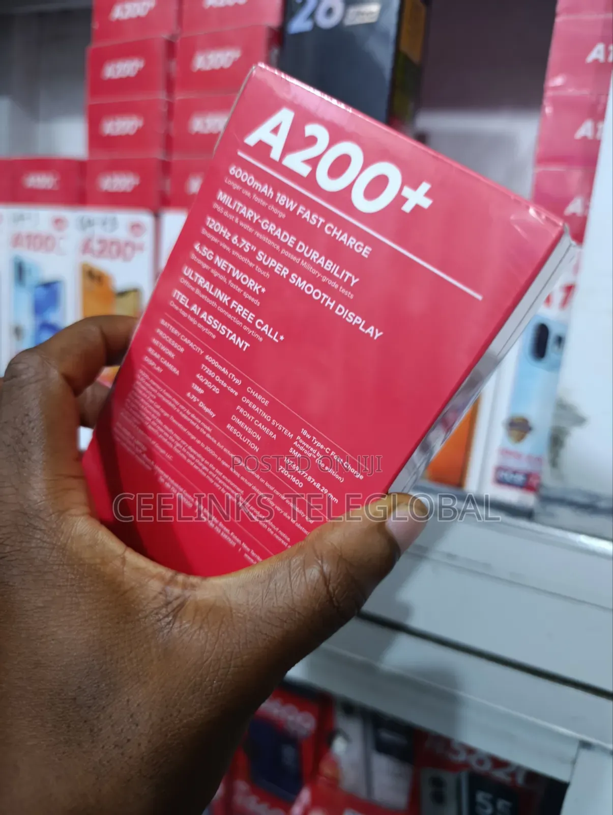 New Itel A200+ 128 GB Green