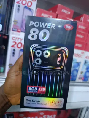 New Itel Power 70 128 GB Black