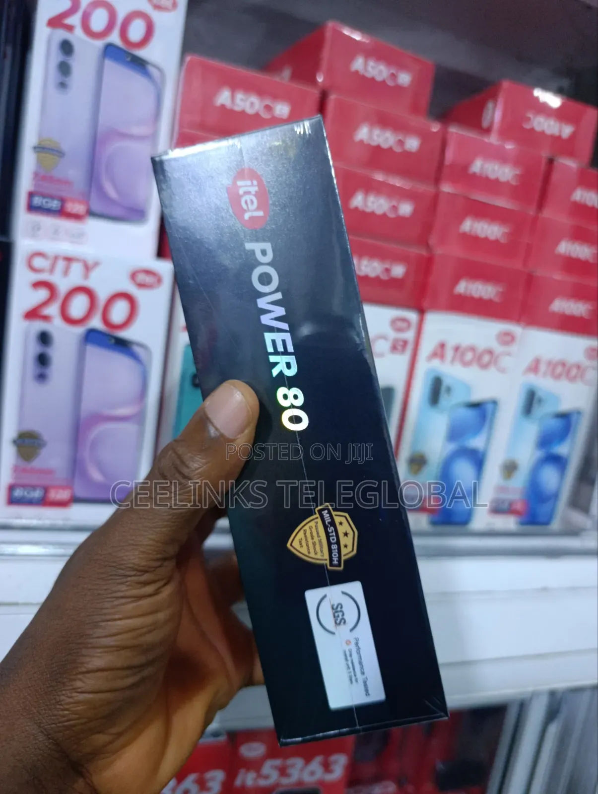 New Itel Power 80 128 GB Black
