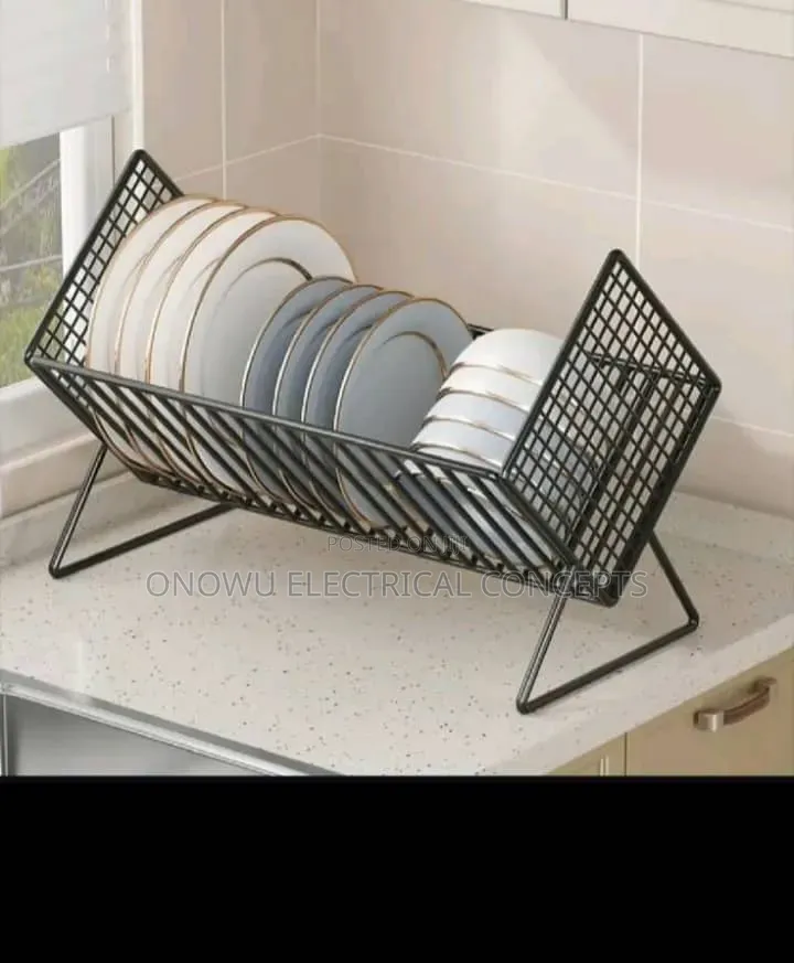 Dish Drying Rack 2-Tier Compact Kitchen Dish Rack Drainboard Set Large