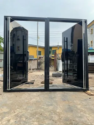 Local Made by Me for Church or Mall Double Opening Pivot Door 