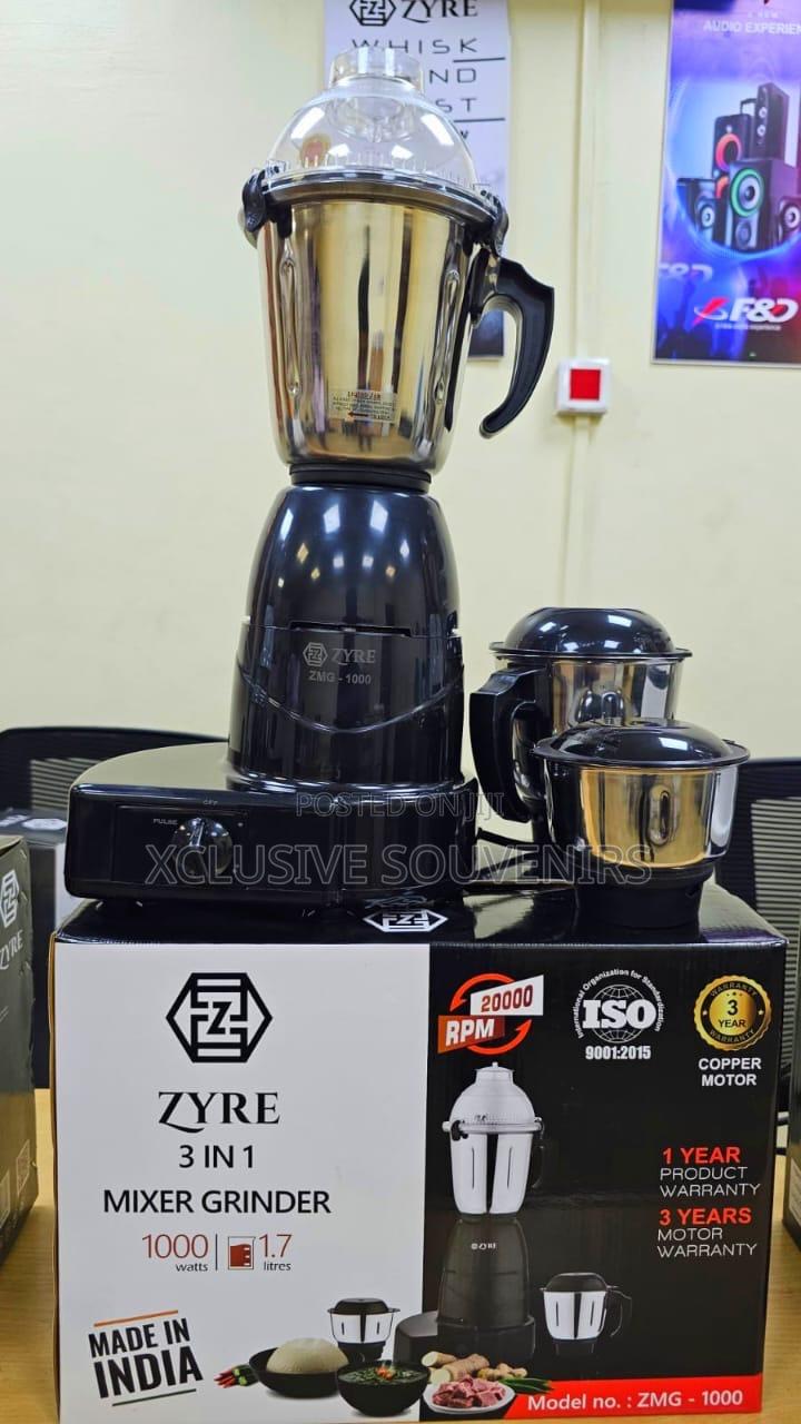 Zyre 3in1 Mixer Grinder 1.7liters