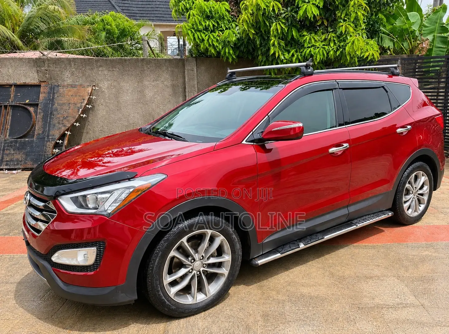 Hyundai Santa Fe 2015 Red