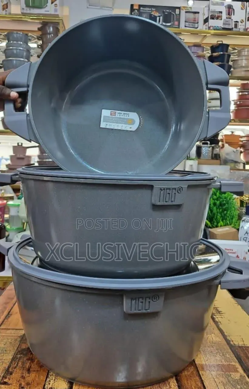 MGC 3pcs Granite Cookware Set