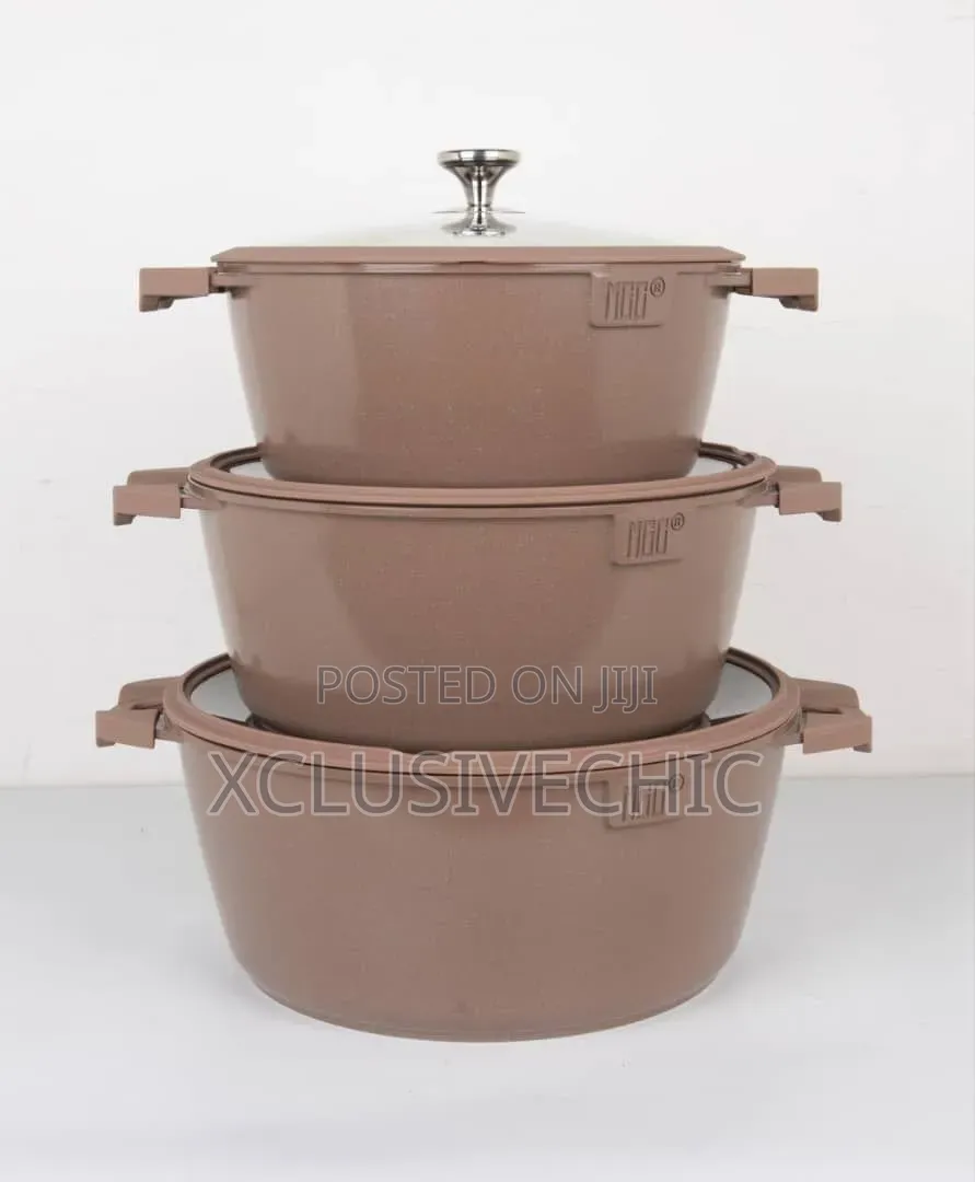 MGC 3pcs Granite Cookware Set