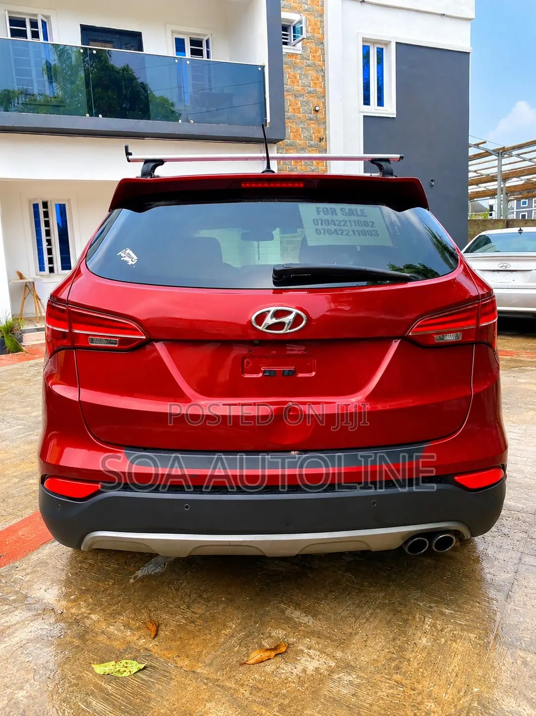 Hyundai Santa Fe 2015 Red