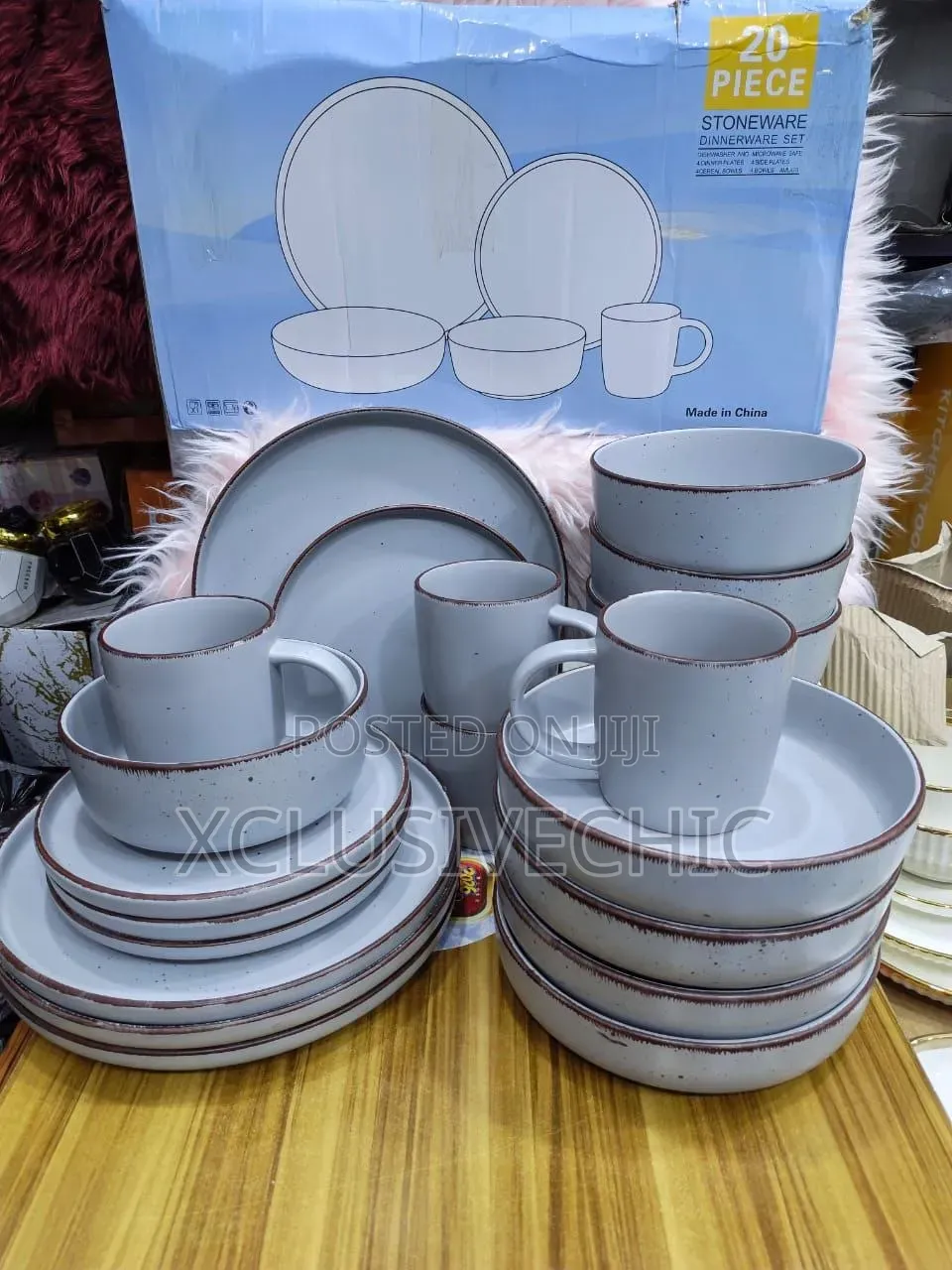 20pcs Breakable Dinner Set - Different Colors