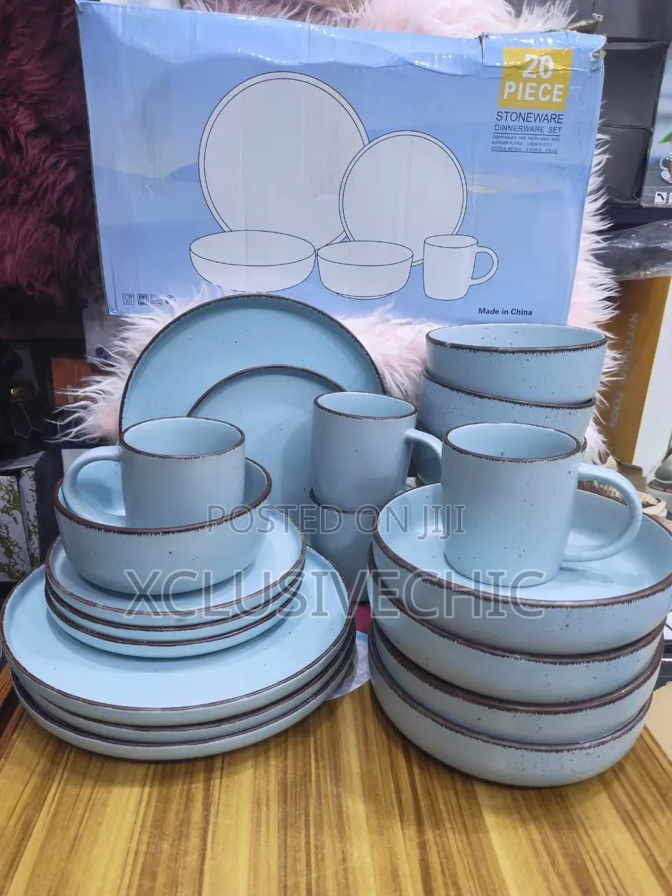 20pcs Breakable Dinner Set - Different Colors