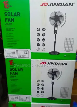 Jd Jindian Rechargeable Solar Fan