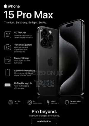 Apple iPhone 15 Pro Max 256 GB Black