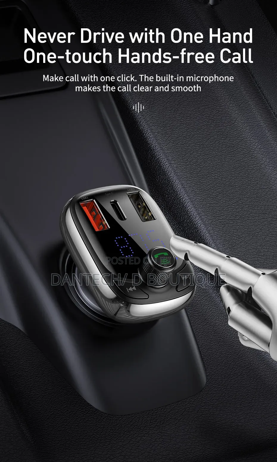 Baseus Car Charger Fm Transmitter