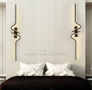 Modern Minimalist Strip Led Bedside / Tv Console Decor Wall Light