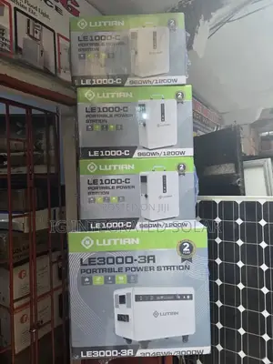 3000w Lutian Solar Generator With 3kwh Lithium Battery Inbuilt