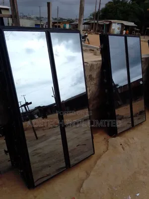 Rugged Aluminium Transom Window With Net and Burglary