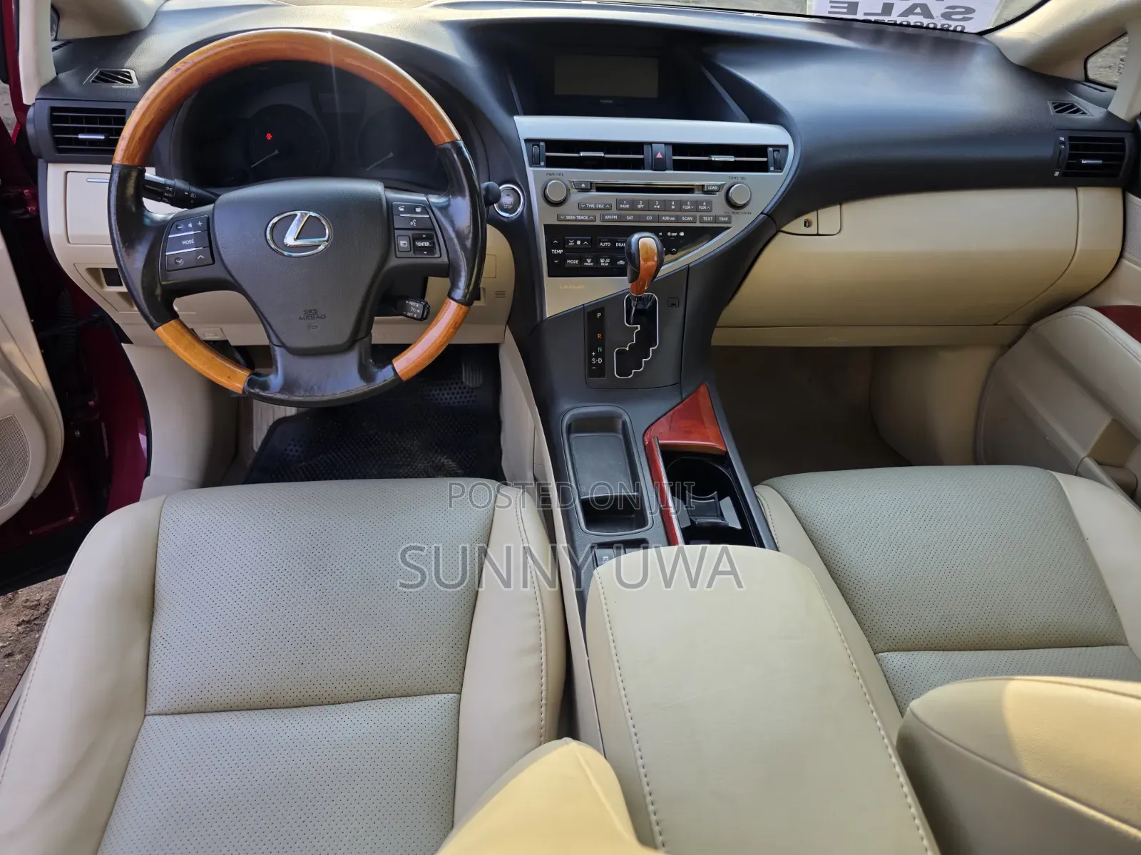 Lexus RX 2011 Red