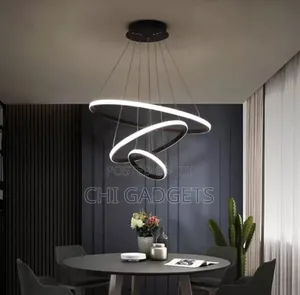 3 Ring Adjustable Pendant Light