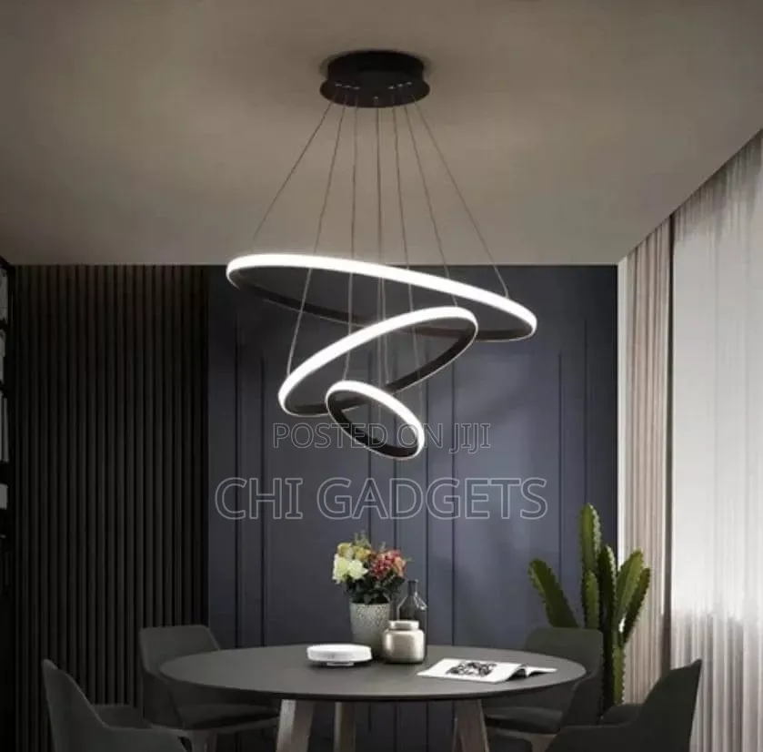 3 Ring Adjustable Pendant Light
