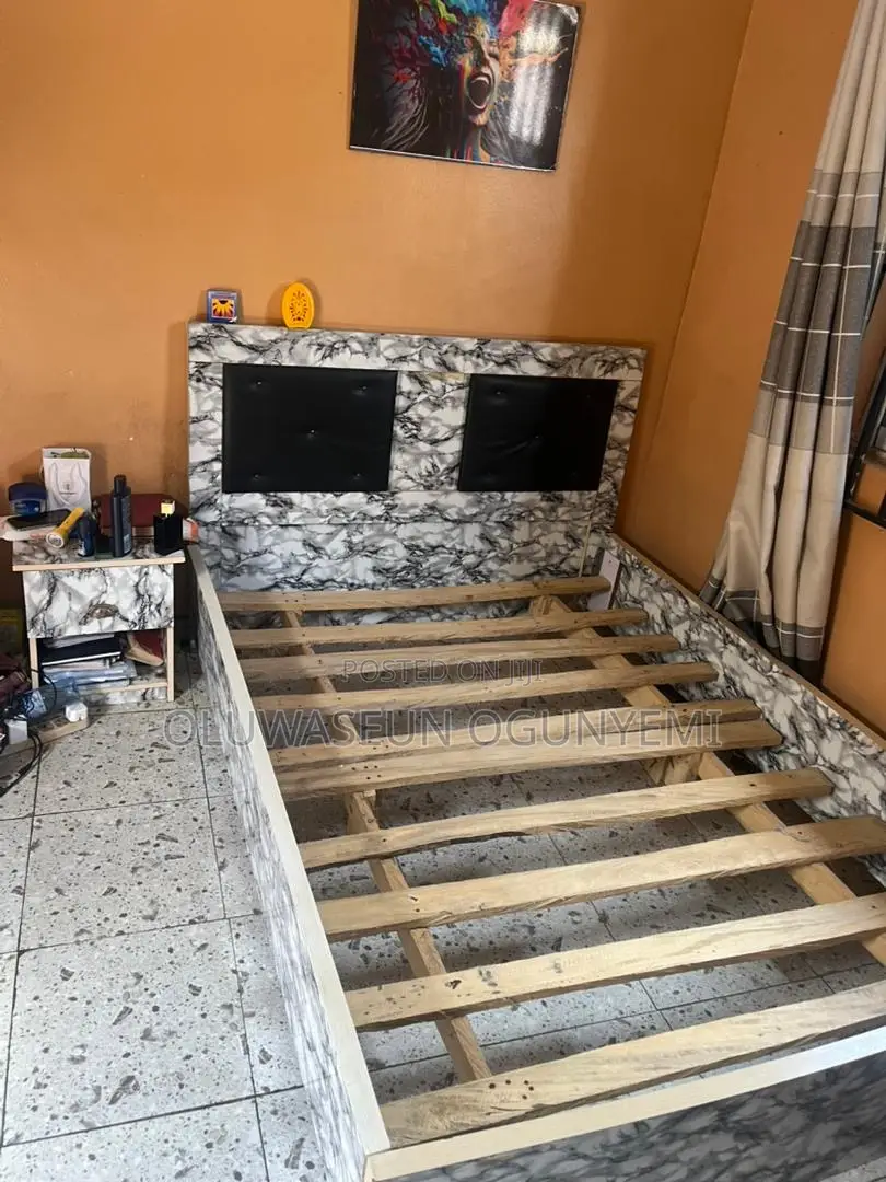Bedframe and Bedside Table