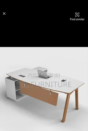 Premium Executive Office Desk Set With Side Cabinet (Brand New)