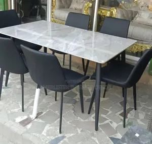 6-Seater Marble Top Dining Set