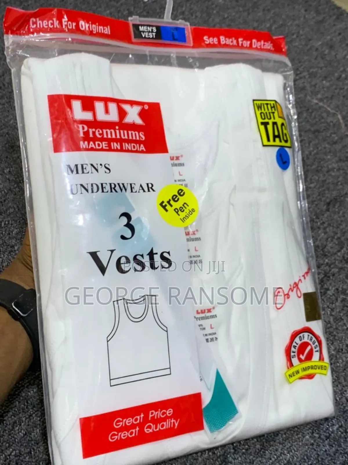 Mens Lux Singlet