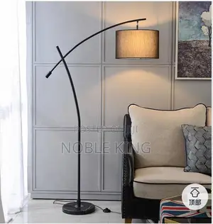 American Study Reading Eye Protection Fabric Floor Lamp, Simple Living