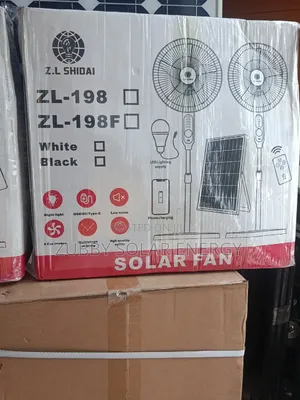 Solar Fan With Panel