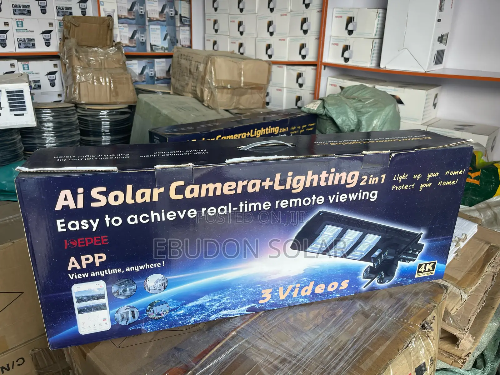 Solar Light With Camera 450watts