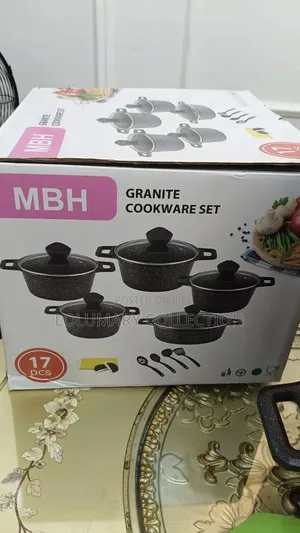 17pcs Granite Cookware Set