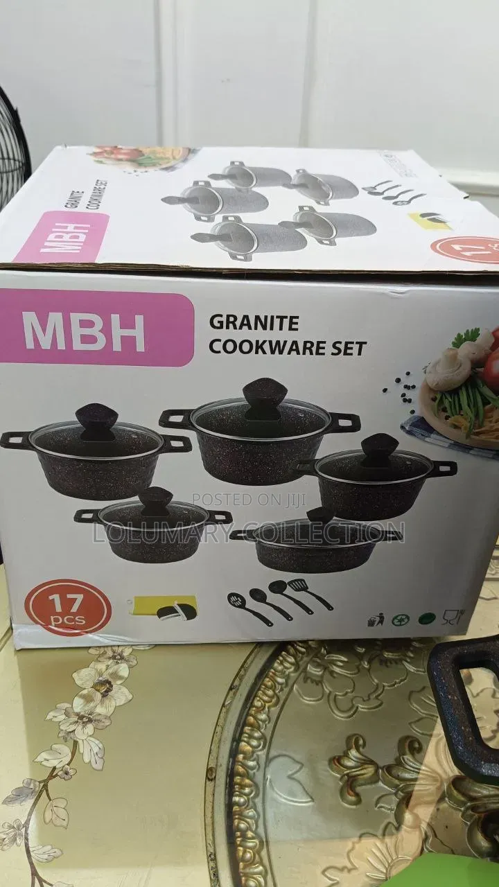 17pcs Granite Cookware Set