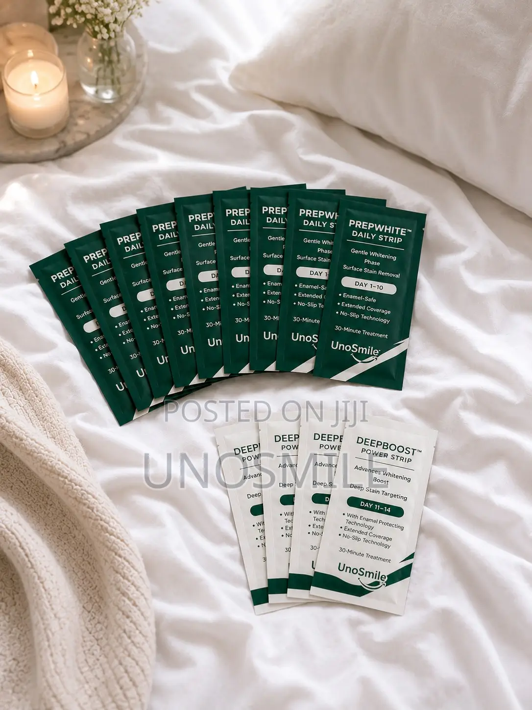 Whiten Stained Teeth Fast | Unosmile Whitening Strips