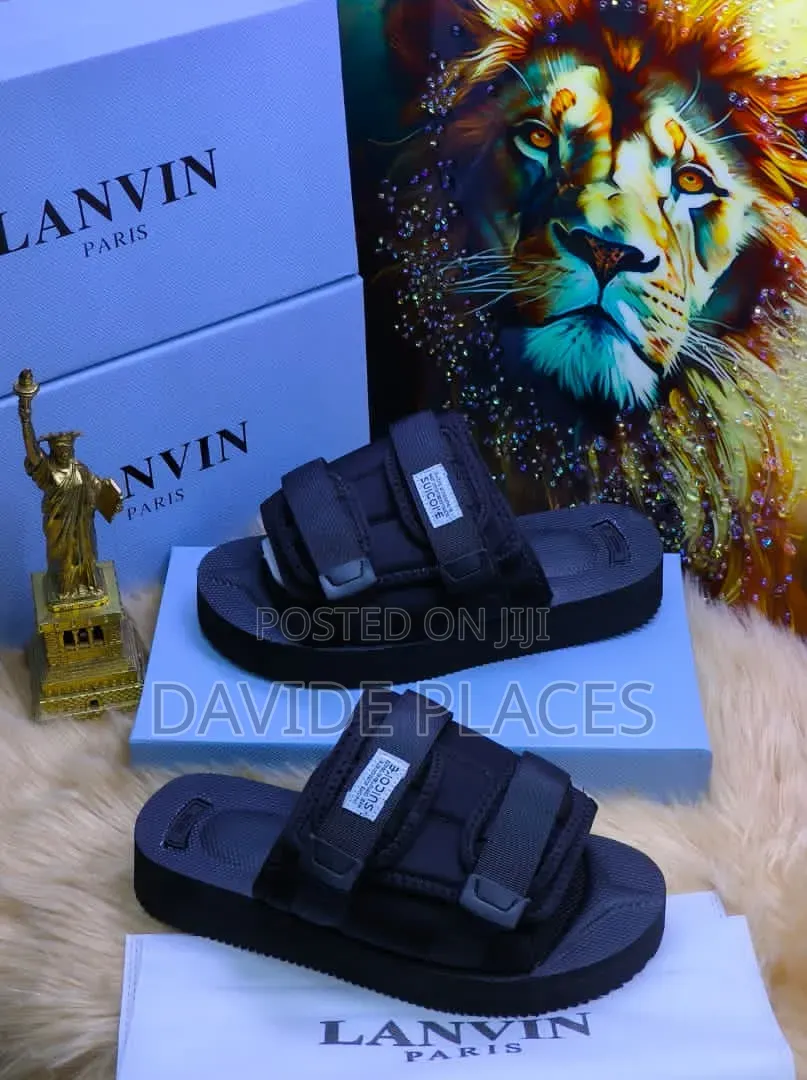 Quality Original Lavin Unisex Strap Slide Black