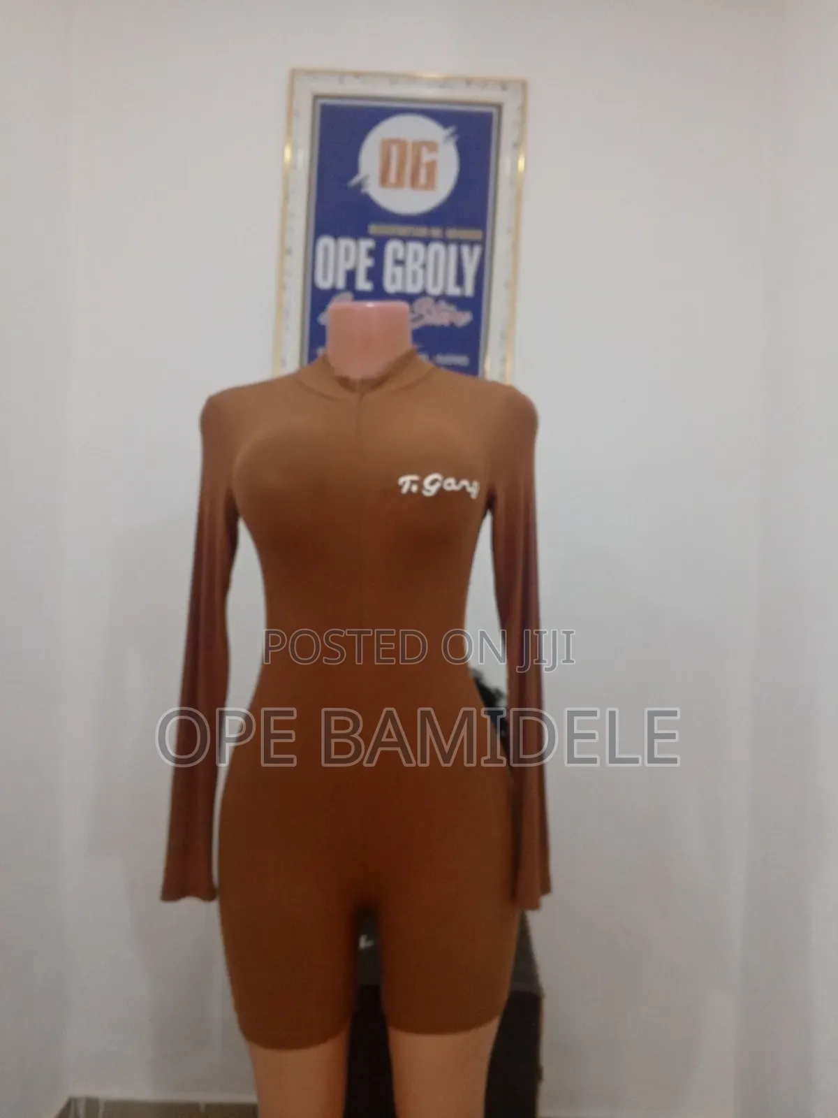 Jumpsuit Colour Brown