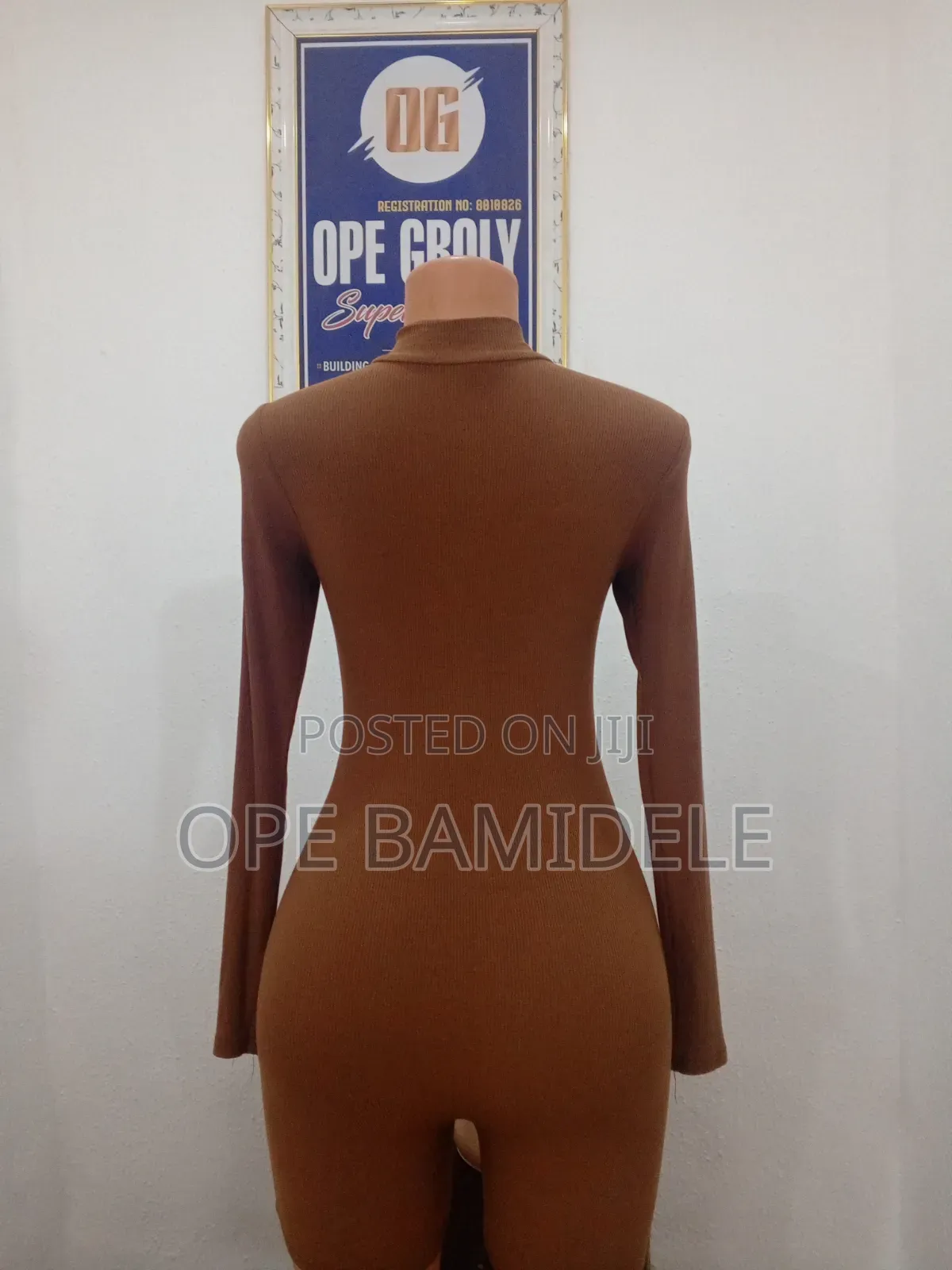 Jumpsuit Colour Brown