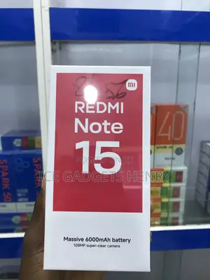 New Xiaomi Redmi Note 15 256 GB Black