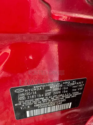 Hyundai Elantra 2014 Maroon