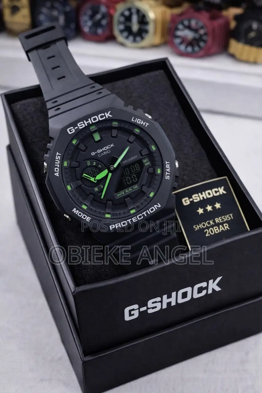 G-Shock in Black, White, Orange, Green