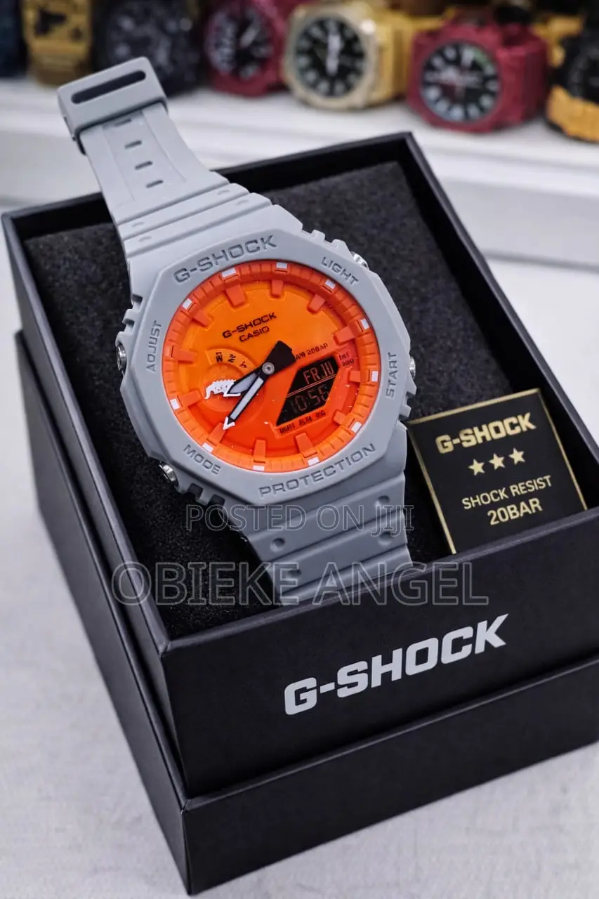 G-Shock in Black, White, Orange, Green