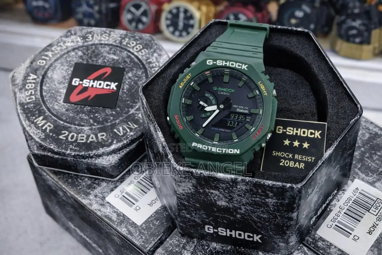 G-Shock in Black, White, Orange, Green