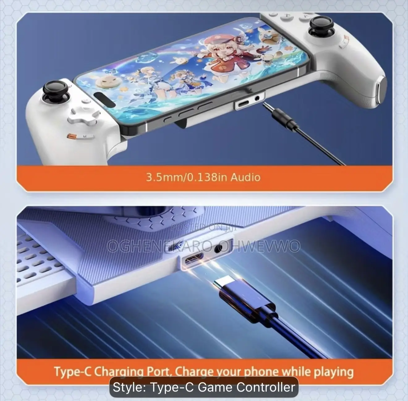 New Type-C Stretchable Gamepad, Suitable for Android/Ios (Mfi)/Ha