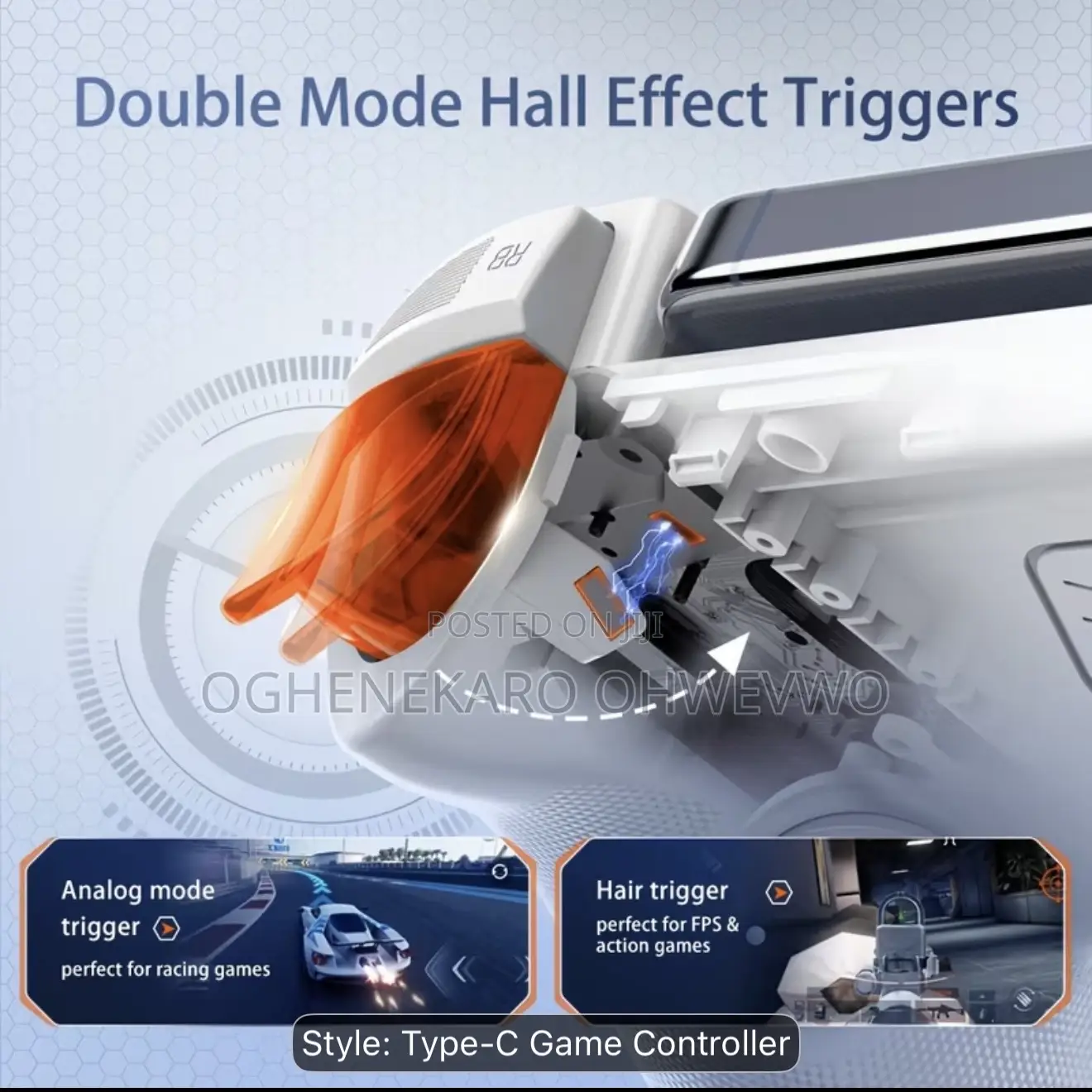 New Type-C Stretchable Gamepad, Suitable for Android/Ios (Mfi)/Ha