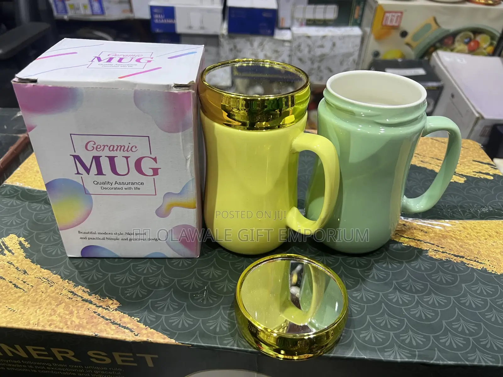 Mug With Mirror Cup