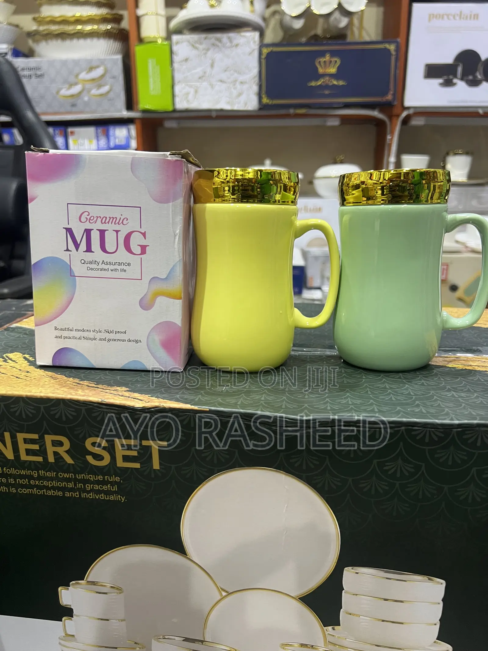 Mug With Mirror Cup