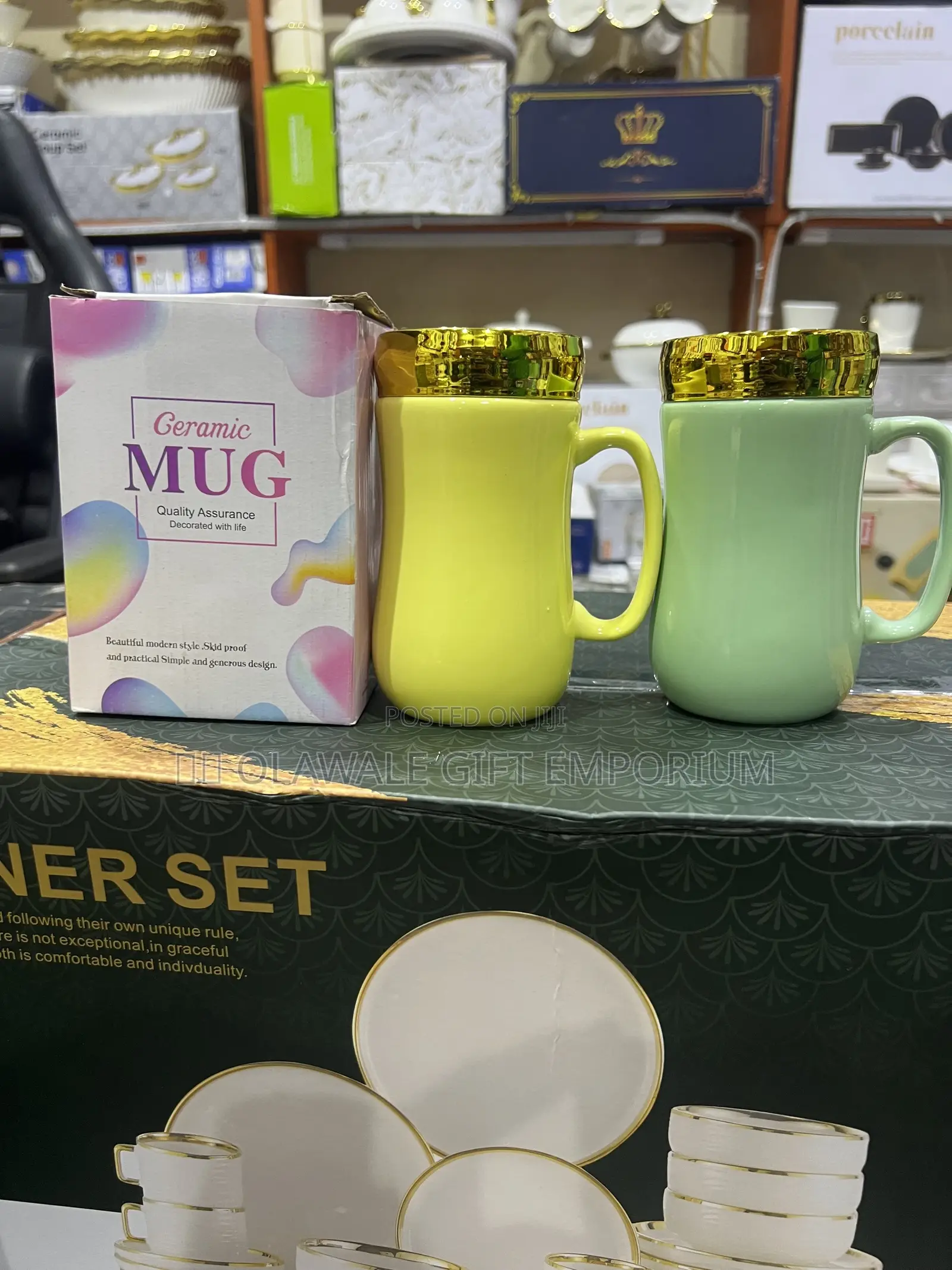 Mug With Mirror Cup