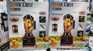 Silver Crest 5l 2 in 1,Blender and Grinder 8blades, 15000watts