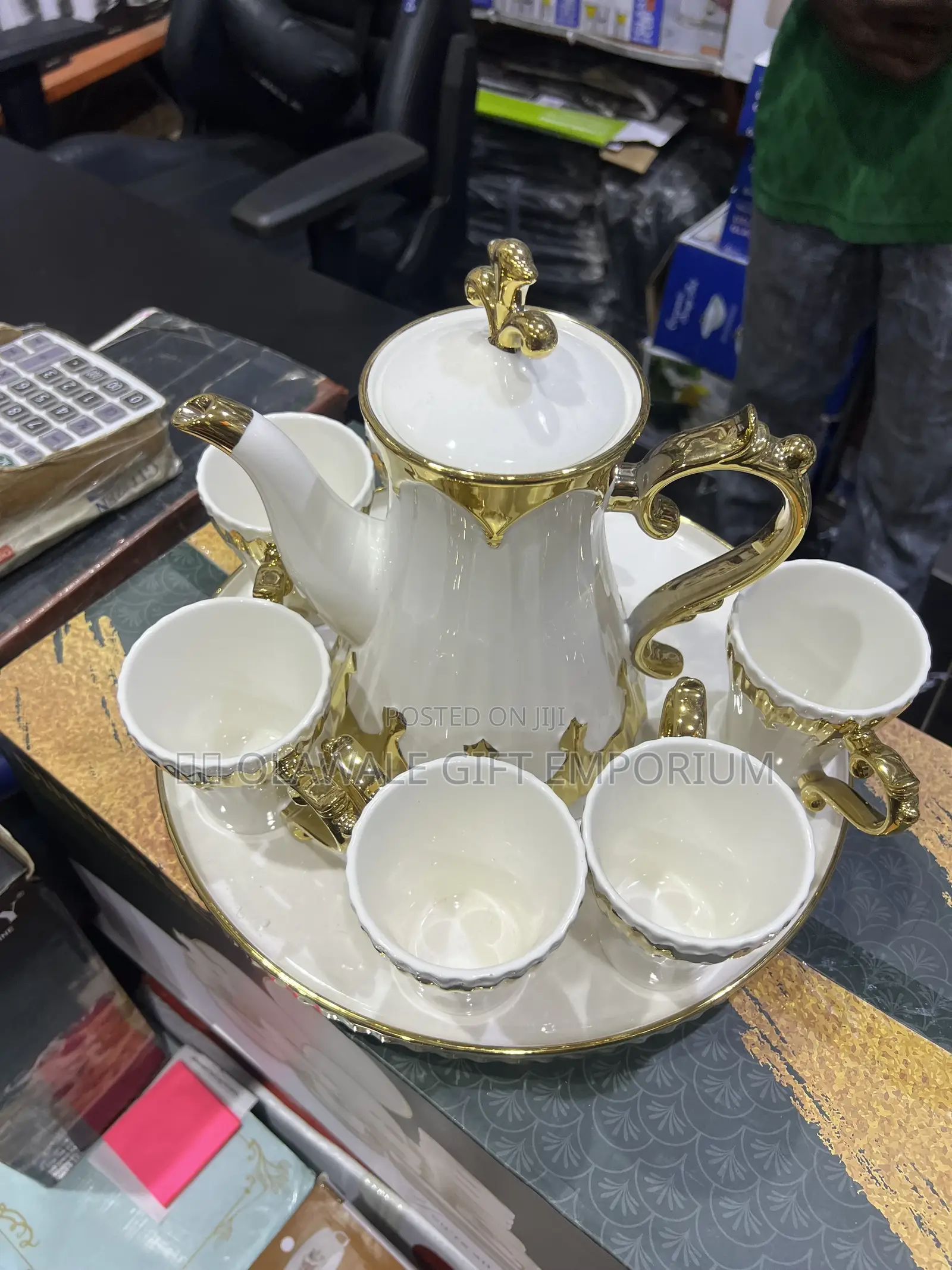 Tea Cup, Jug and Tray